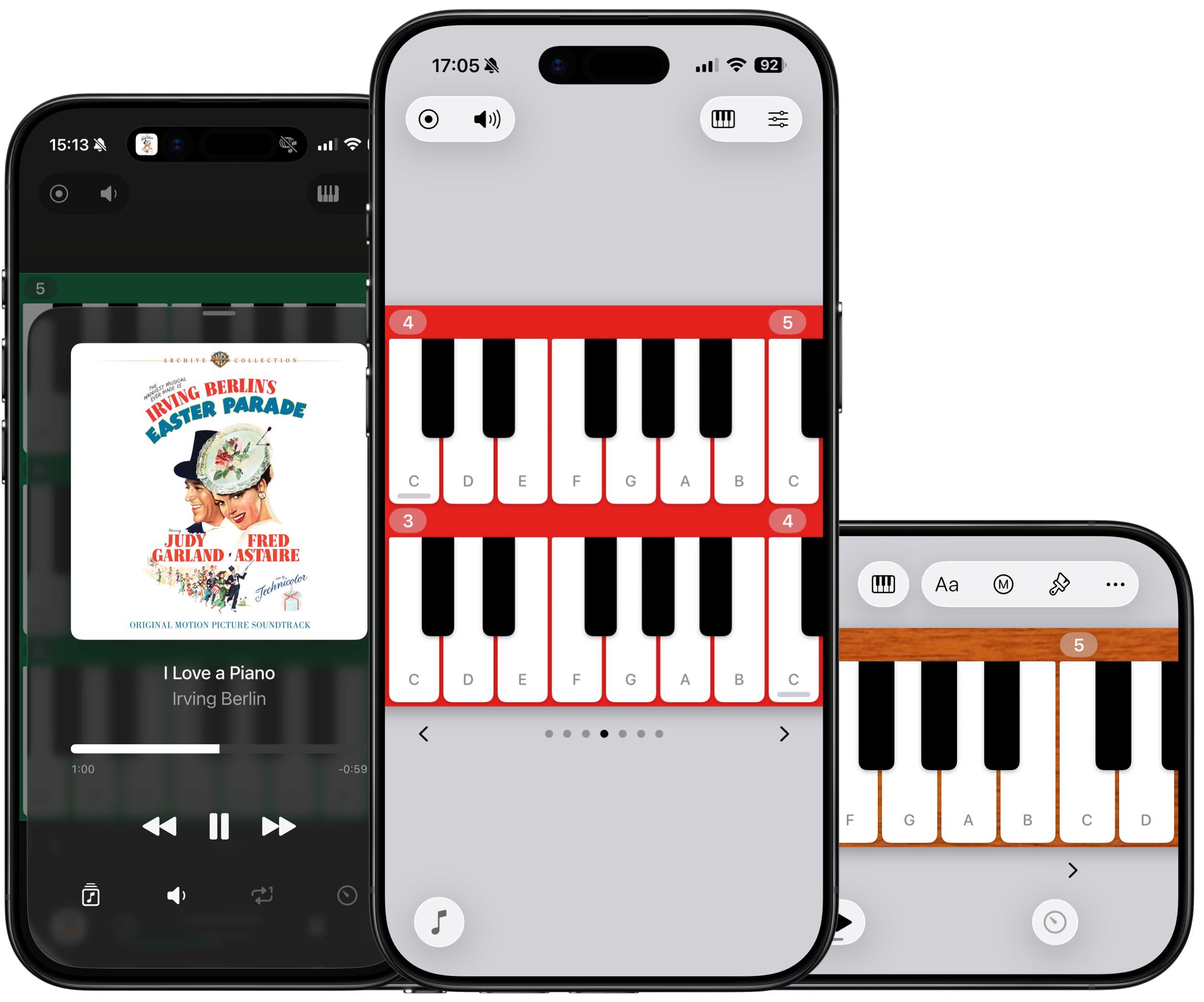 I Love A Piano on multiple devices